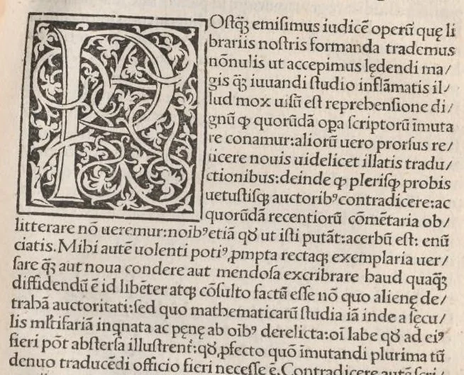An illustration from Sphaera mundi / Theoricae novae planetarum / Disputationes contra Cremonensia in planetarum theoricas deliramenta praefatio, leaf 106