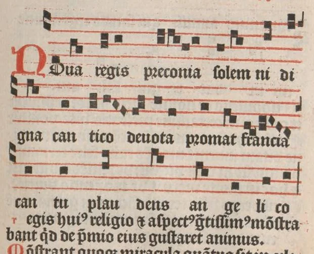 An illustration from [Psalterium Parisiense :] Psalterium ad usum Parisiensem cum invitatoriis antiphonisque. Hymni. Commune Sanctorum. Missae de sancto Spiritu, de Beata Virgine Maria et de defunctis., leaf 398