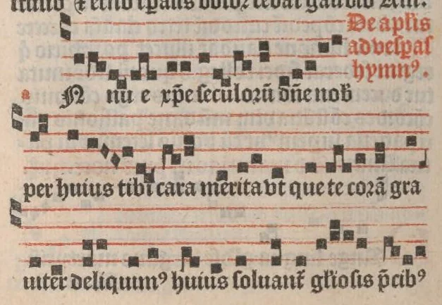 An illustration from [Psalterium Parisiense :] Psalterium ad usum Parisiensem cum invitatoriis antiphonisque. Hymni. Commune Sanctorum. Missae de sancto Spiritu, de Beata Virgine Maria et de defunctis., leaf 405