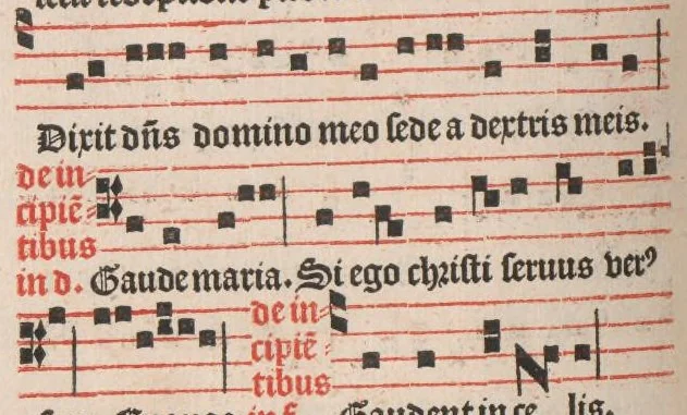 An illustration from [Psalterium Parisiense :] Psalterium ad usum Parisiensem cum invitatoriis antiphonisque. Hymni. Commune Sanctorum. Missae de sancto Spiritu, de Beata Virgine Maria et de defunctis., leaf 461