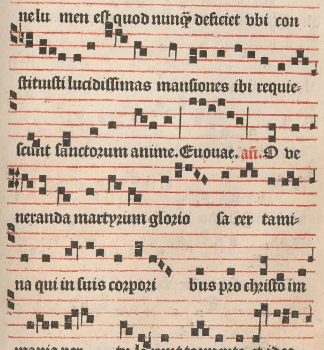 An illustration from [Psalterium Parisiense :] Psalterium ad usum Parisiensem cum invitatoriis antiphonisque. Hymni. Commune Sanctorum. Missae de sancto Spiritu, de Beata Virgine Maria et de defunctis., leaf 500