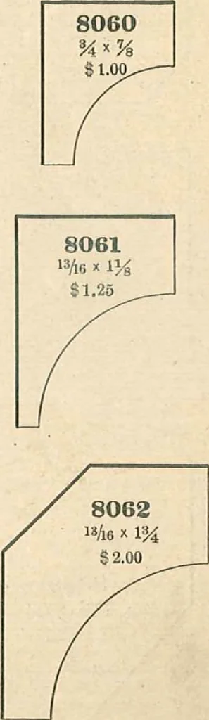 An illustration from Official moulding book (illustrated)., 1897, leaf 10