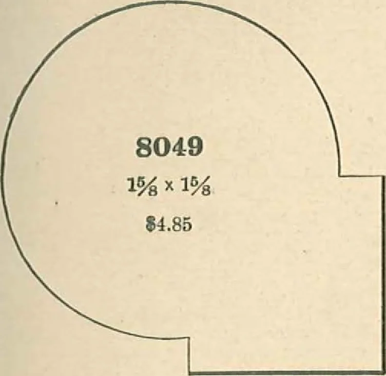 An illustration from Official moulding book (illustrated)., 1897, leaf 10