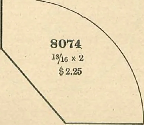 An illustration from Official moulding book (illustrated)., 1897, leaf 11