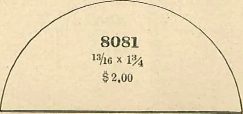 An illustration from Official moulding book (illustrated)., 1897, leaf 11
