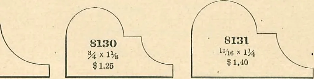 An illustration from Official moulding book (illustrated)., 1897, leaf 14