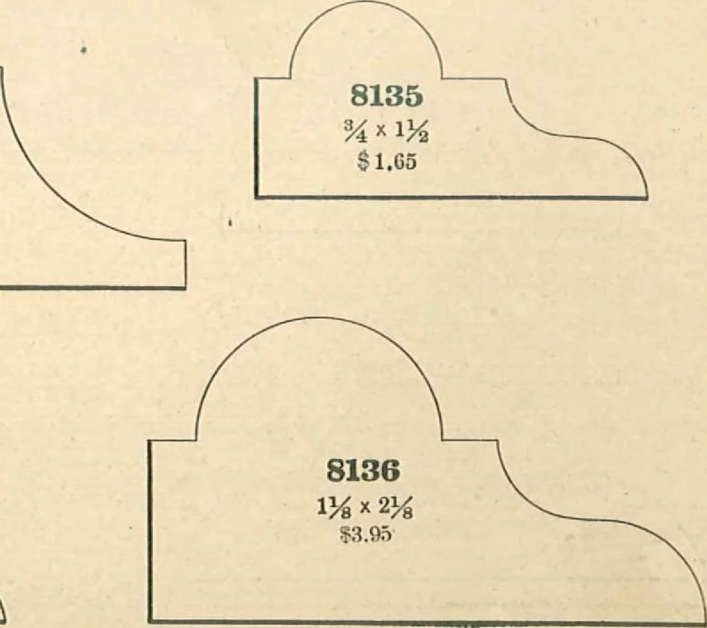 An illustration from Official moulding book (illustrated)., 1897, leaf 14