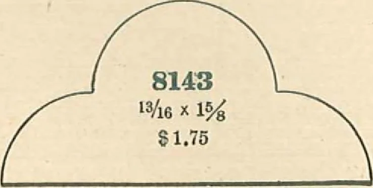 An illustration from Official moulding book (illustrated)., 1897, leaf 15