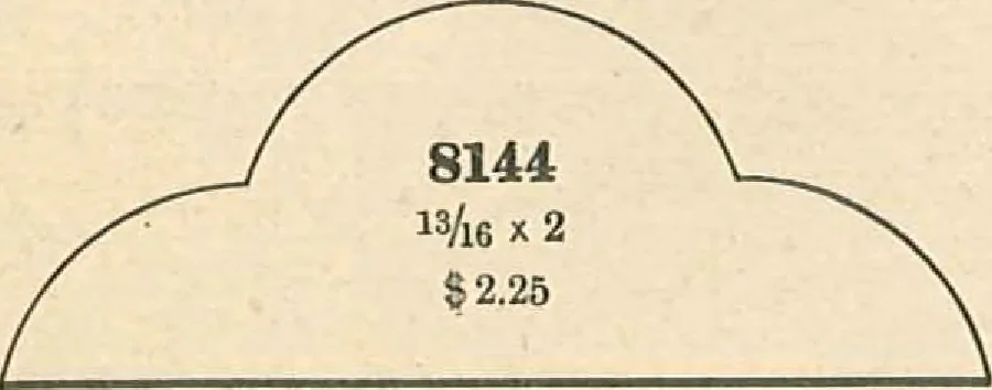 An illustration from Official moulding book (illustrated)., 1897, leaf 15