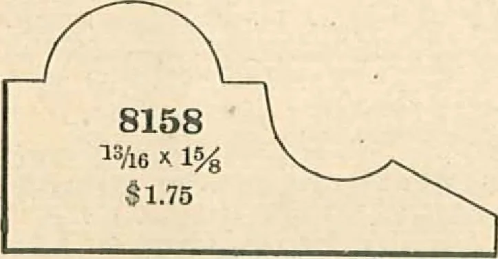 An illustration from Official moulding book (illustrated)., 1897, leaf 16