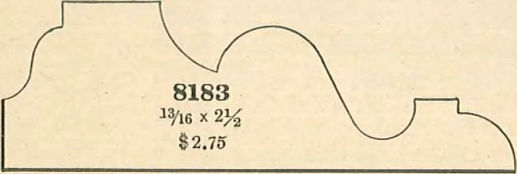 An illustration from Official moulding book (illustrated)., 1897, leaf 18