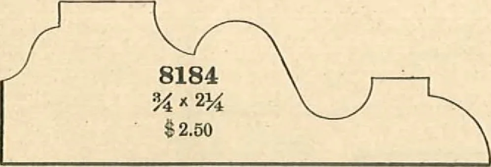 An illustration from Official moulding book (illustrated)., 1897, leaf 18