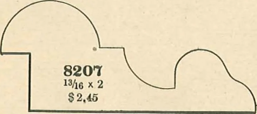 An illustration from Official moulding book (illustrated)., 1897, leaf 20
