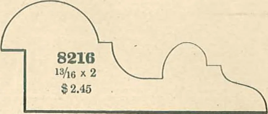 An illustration from Official moulding book (illustrated)., 1897, leaf 20