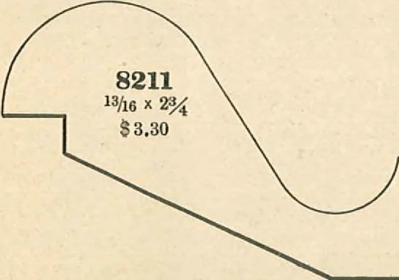 An illustration from Official moulding book (illustrated)., 1897, leaf 20