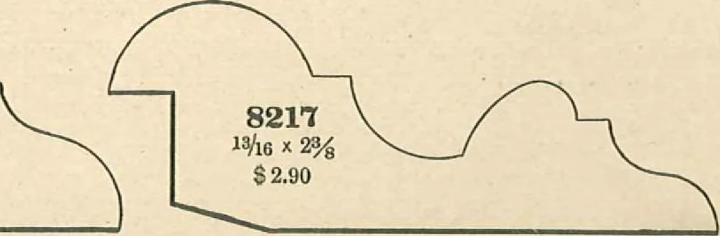 An illustration from Official moulding book (illustrated)., 1897, leaf 20