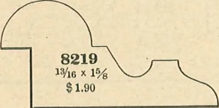 An illustration from Official moulding book (illustrated)., 1897, leaf 21