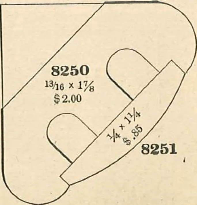 An illustration from Official moulding book (illustrated)., 1897, leaf 23