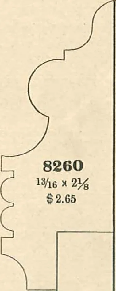 An illustration from Official moulding book (illustrated)., 1897, leaf 24