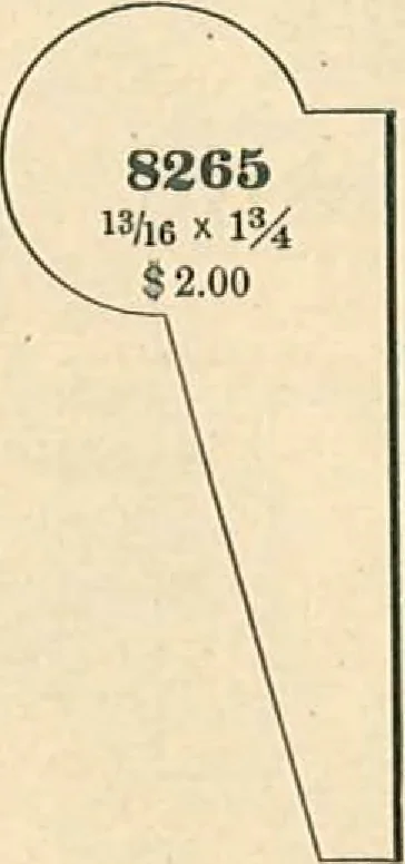 An illustration from Official moulding book (illustrated)., 1897, leaf 25