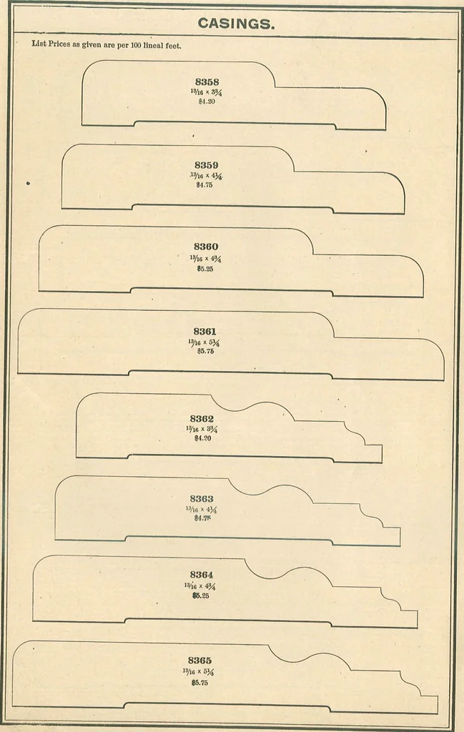 An illustration from Official moulding book (illustrated)., 1897, leaf 37