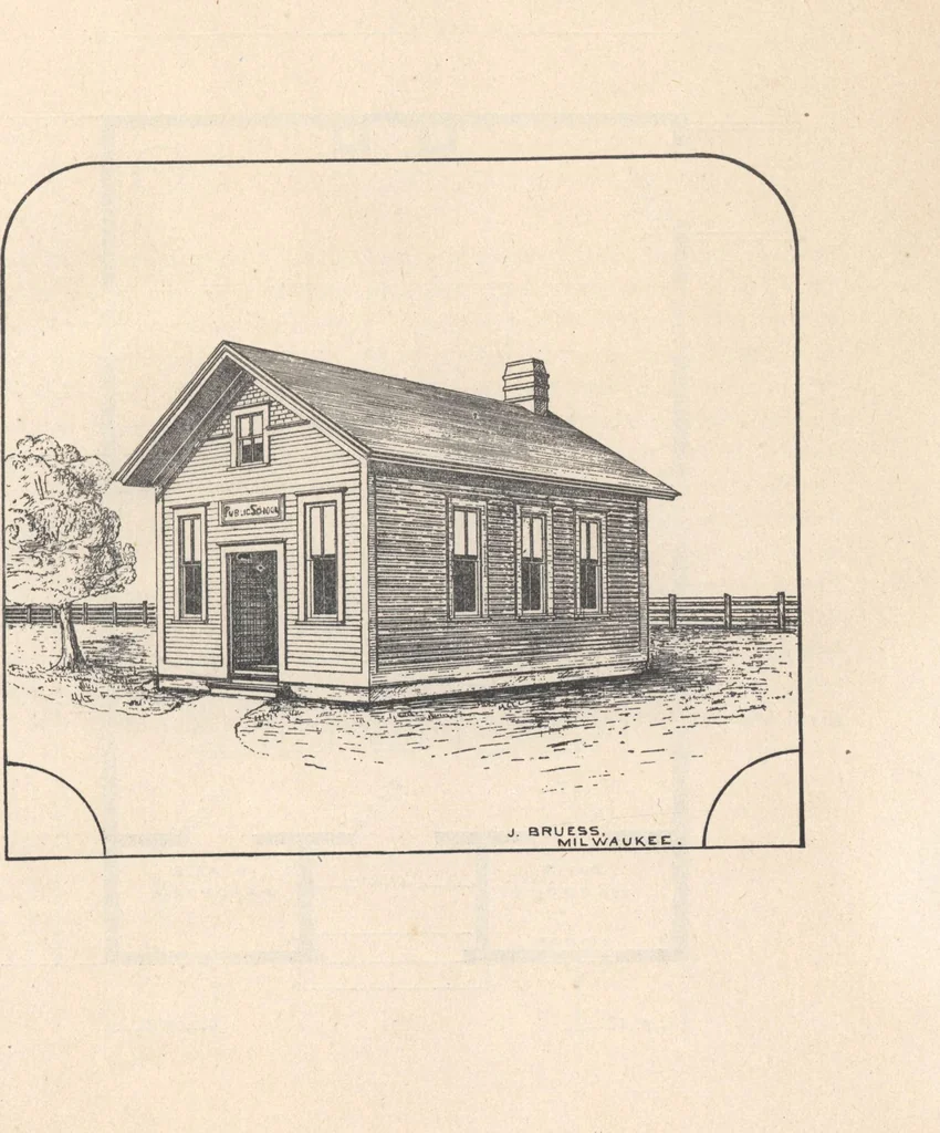 An illustration from Architecture ventilation and furnishing of school houses, 1892, leaf 22