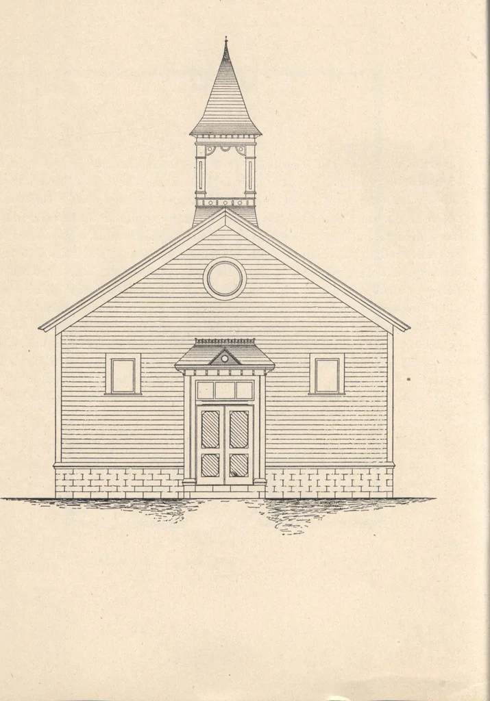 An illustration from Architecture ventilation and furnishing of school houses, 1892, leaf 25
