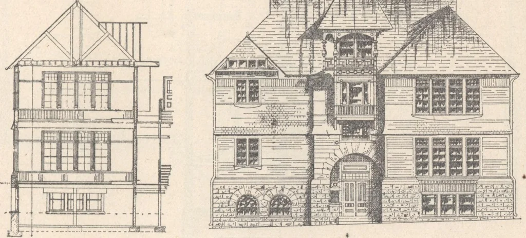 An illustration from Architecture ventilation and furnishing of school houses, 1892, leaf 52