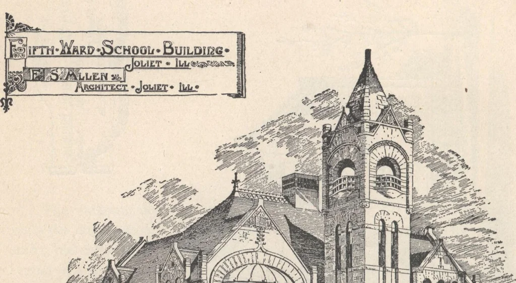 An illustration from Architecture ventilation and furnishing of school houses, 1892, leaf 79