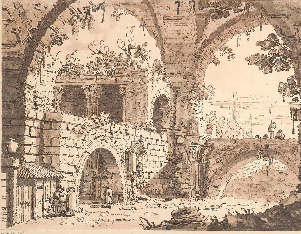 An illustration from Original designs of the most celebrated masters of the Bolognese, Roman, Florentine, and Venetian schools; comprising some of the works of Leonardo da Vinci, the Caracci, Claude Lorraine, Raphael, Michel Angelo, the Poussins, and others, in His Majesty's collection;, 1812, leaf 278