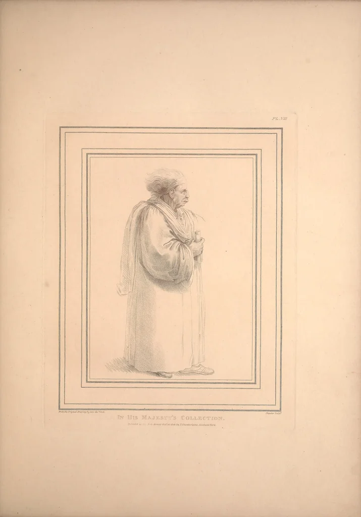 An illustration from Original designs of the most celebrated masters of the Bolognese, Roman, Florentine, and Venetian schools; comprising some of the works of Leonardo da Vinci, the Caracci, Claude Lorraine, Raphael, Michel Angelo, the Poussins, and others, in His Majesty's collection;, 1812, leaf 68