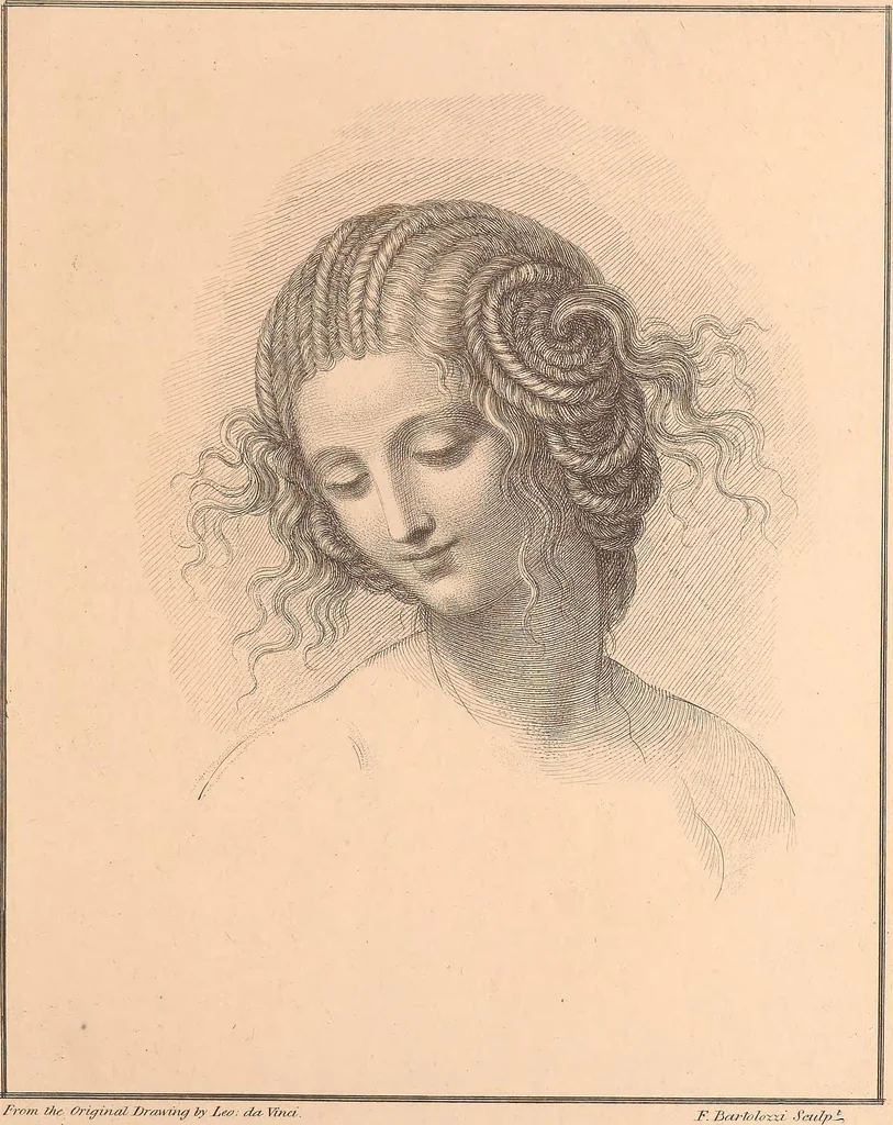 An illustration from Original designs of the most celebrated masters of the Bolognese, Roman, Florentine, and Venetian schools; comprising some of the works of Leonardo da Vinci, the Caracci, Claude Lorraine, Raphael, Michel Angelo, the Poussins, and others, in His Majesty's collection;, 1812, leaf 80