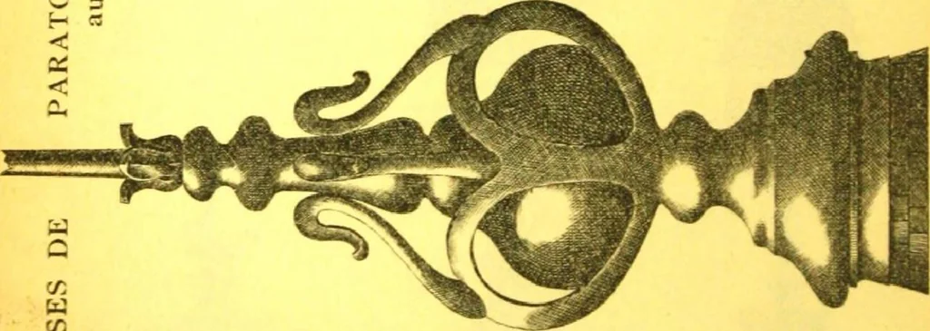 An illustration from Ornements pour l'architecture en zinc, cuivre, tole & plomb : travaux d'art sur dessins croquis & devis., 1912, leaf 127