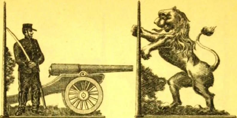 An illustration from Ornements pour l'architecture en zinc, cuivre, tole & plomb : travaux d'art sur dessins croquis & devis., 1912, leaf 132