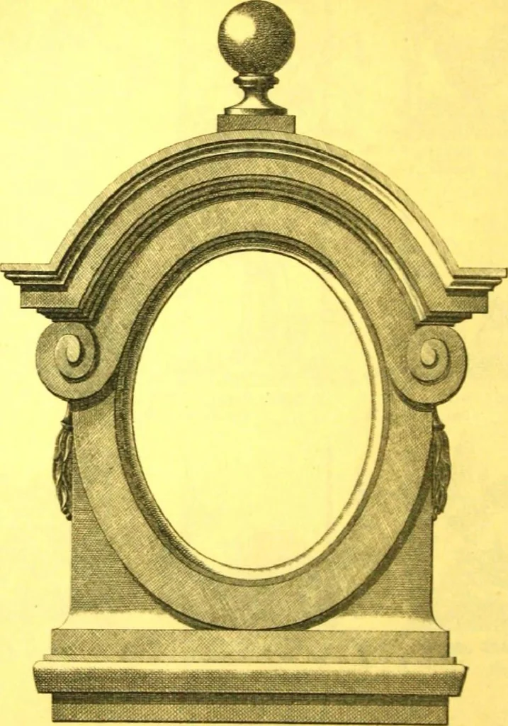 An illustration from Ornements pour l'architecture en zinc, cuivre, tole & plomb : travaux d'art sur dessins croquis & devis., 1912, leaf 135