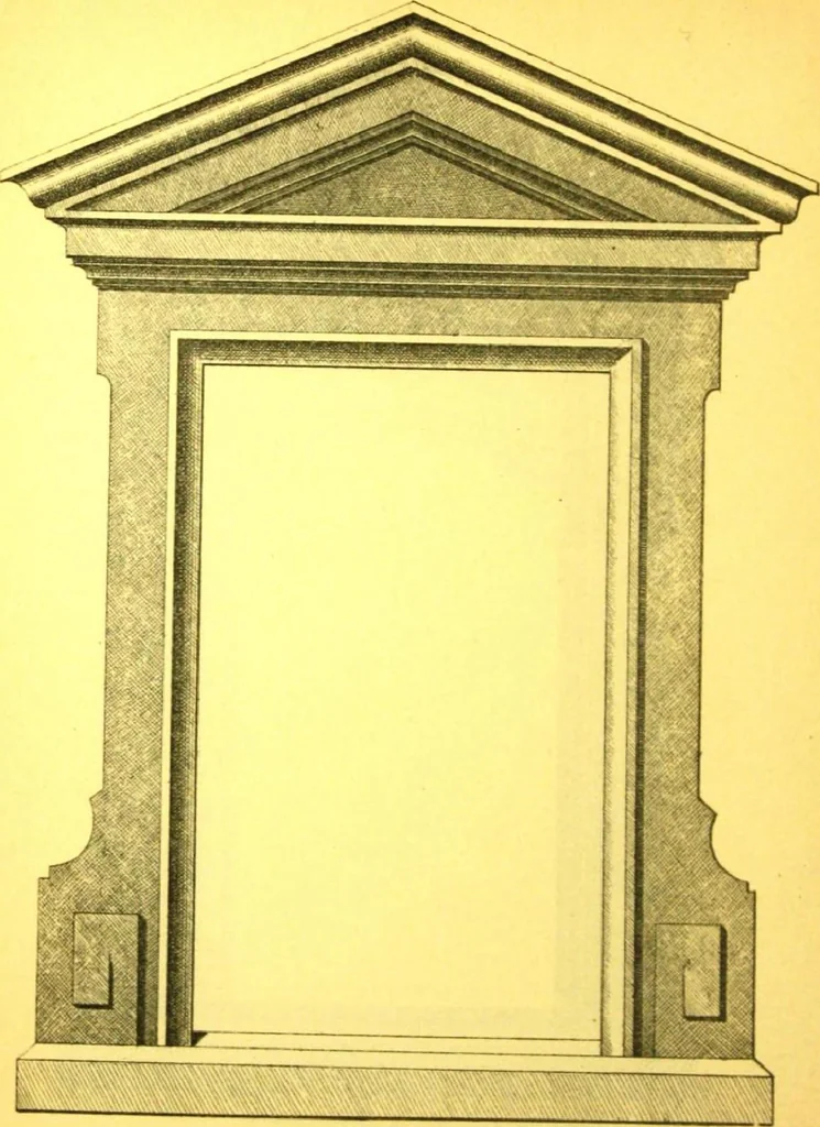 An illustration from Ornements pour l'architecture en zinc, cuivre, tole & plomb : travaux d'art sur dessins croquis & devis., 1912, leaf 143
