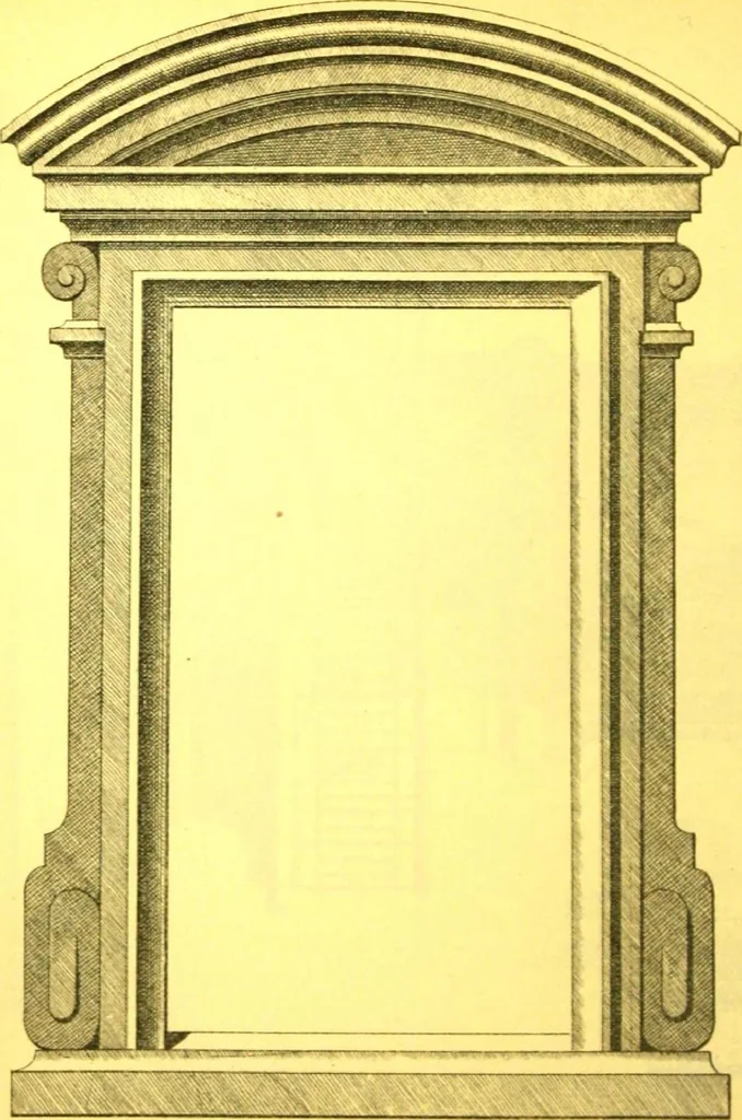 An illustration from Ornements pour l'architecture en zinc, cuivre, tole & plomb : travaux d'art sur dessins croquis & devis., 1912, leaf 147