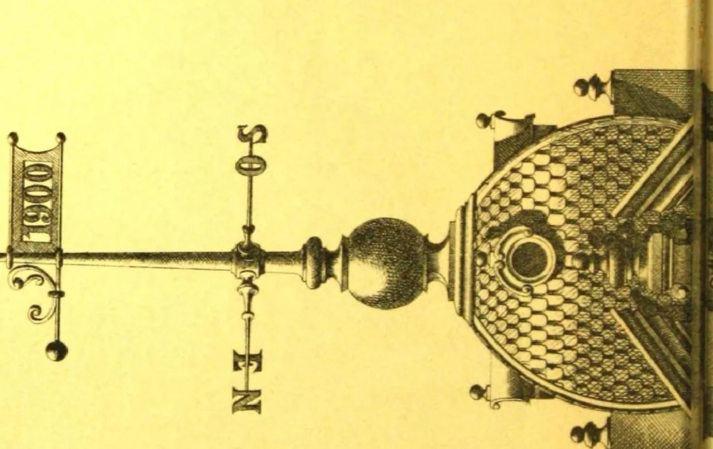 An illustration from Ornements pour l'architecture en zinc, cuivre, tole & plomb : travaux d'art sur dessins croquis & devis., 1912, leaf 17