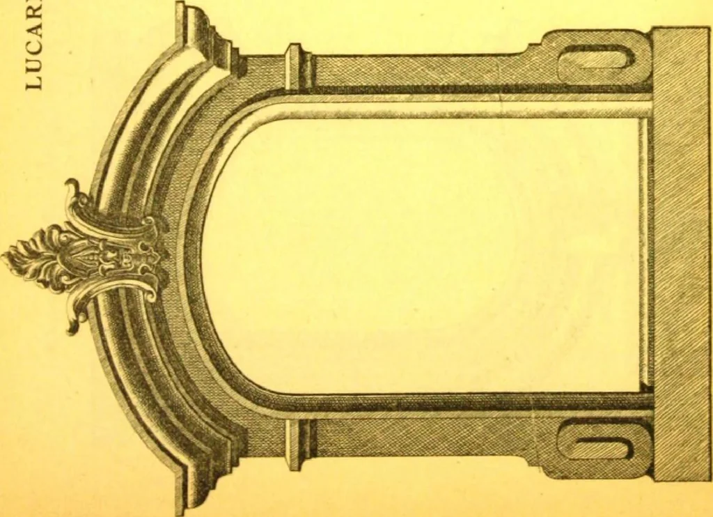 An illustration from Ornements pour l'architecture en zinc, cuivre, tole & plomb : travaux d'art sur dessins croquis & devis., 1912, leaf 170