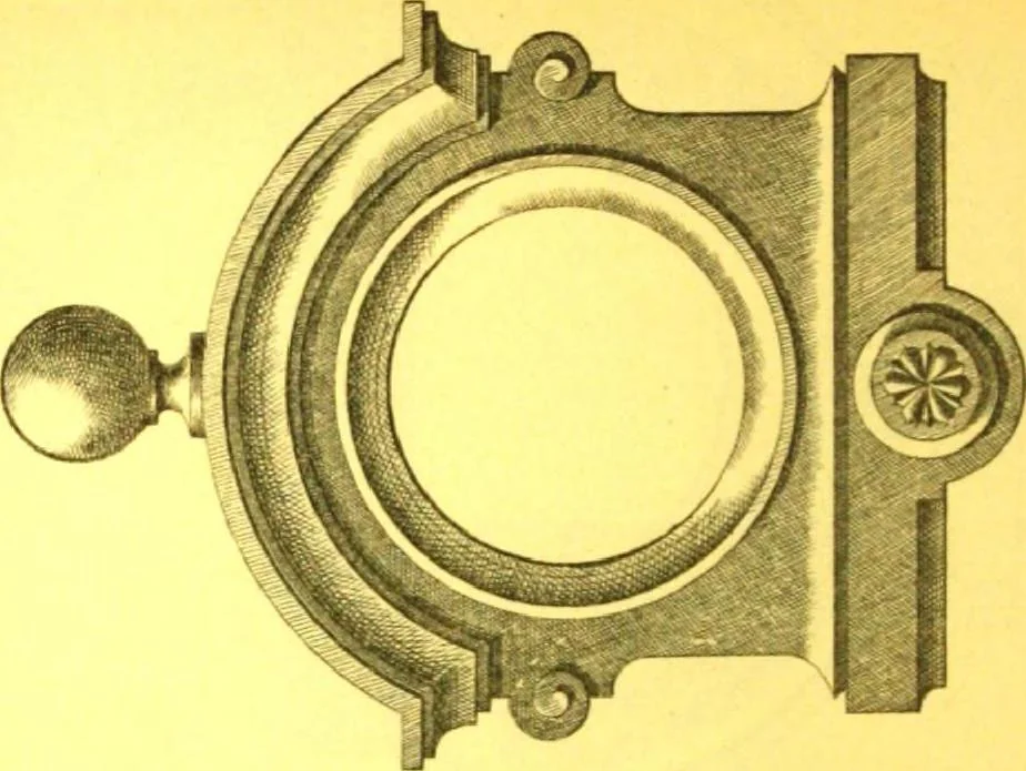 An illustration from Ornements pour l'architecture en zinc, cuivre, tole & plomb : travaux d'art sur dessins croquis & devis., 1912, leaf 181