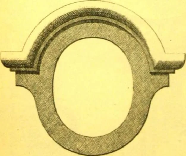 An illustration from Ornements pour l'architecture en zinc, cuivre, tole & plomb : travaux d'art sur dessins croquis & devis., 1912, leaf 199