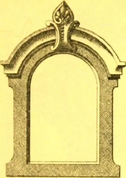 An illustration from Ornements pour l'architecture en zinc, cuivre, tole & plomb : travaux d'art sur dessins croquis & devis., 1912, leaf 200