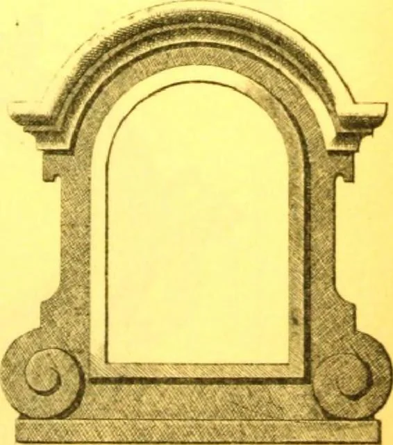An illustration from Ornements pour l'architecture en zinc, cuivre, tole & plomb : travaux d'art sur dessins croquis & devis., 1912, leaf 200