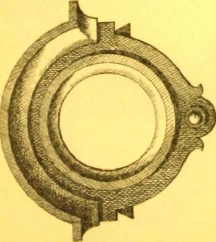 An illustration from Ornements pour l'architecture en zinc, cuivre, tole & plomb : travaux d'art sur dessins croquis & devis., 1912, leaf 204