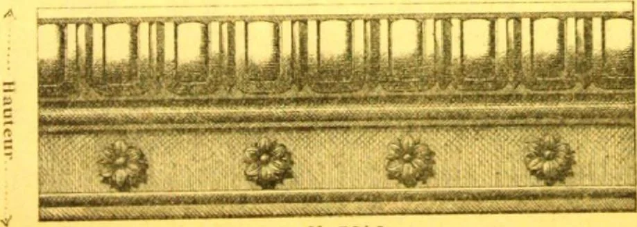 An illustration from Ornements pour l'architecture en zinc, cuivre, tole & plomb : travaux d'art sur dessins croquis & devis., 1912, leaf 244