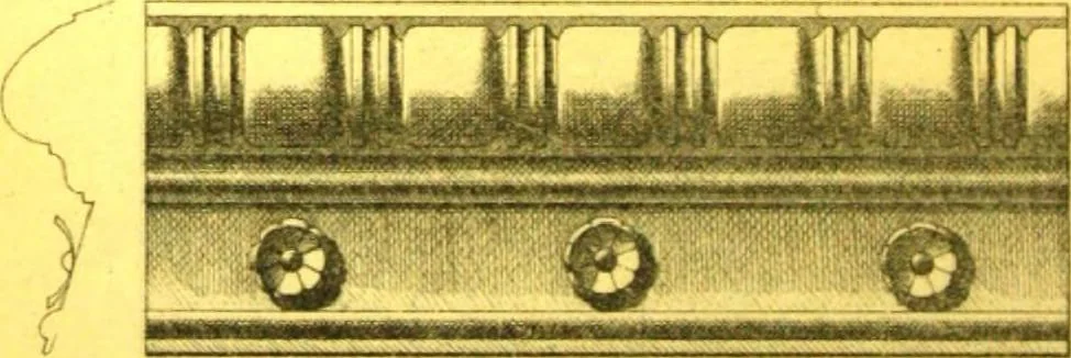 An illustration from Ornements pour l'architecture en zinc, cuivre, tole & plomb : travaux d'art sur dessins croquis & devis., 1912, leaf 245