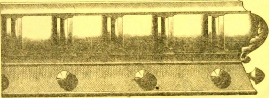 An illustration from Ornements pour l'architecture en zinc, cuivre, tole & plomb : travaux d'art sur dessins croquis & devis., 1912, leaf 246