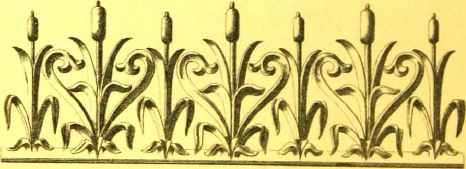 An illustration from Ornements pour l'architecture en zinc, cuivre, tole & plomb : travaux d'art sur dessins croquis & devis., 1912, leaf 25