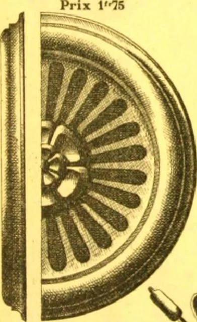 An illustration from Ornements pour l'architecture en zinc, cuivre, tole & plomb : travaux d'art sur dessins croquis & devis., 1912, leaf 266