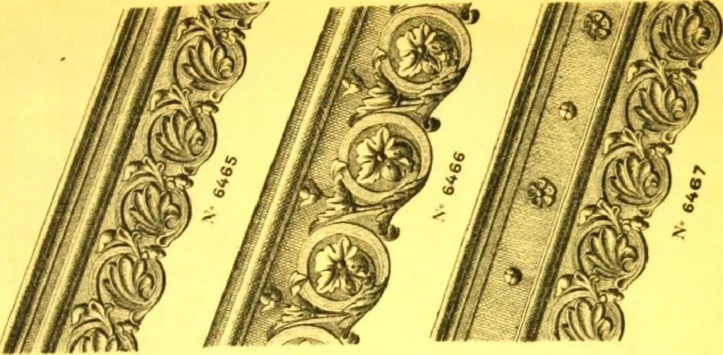 An illustration from Ornements pour l'architecture en zinc, cuivre, tole & plomb : travaux d'art sur dessins croquis & devis., 1912, leaf 288